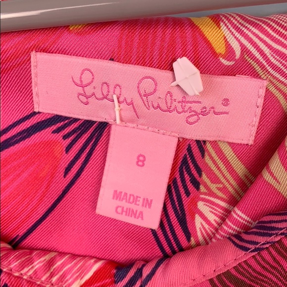 Lilly Pulitzer Pink Silk Sundress - Picture 2 of 4